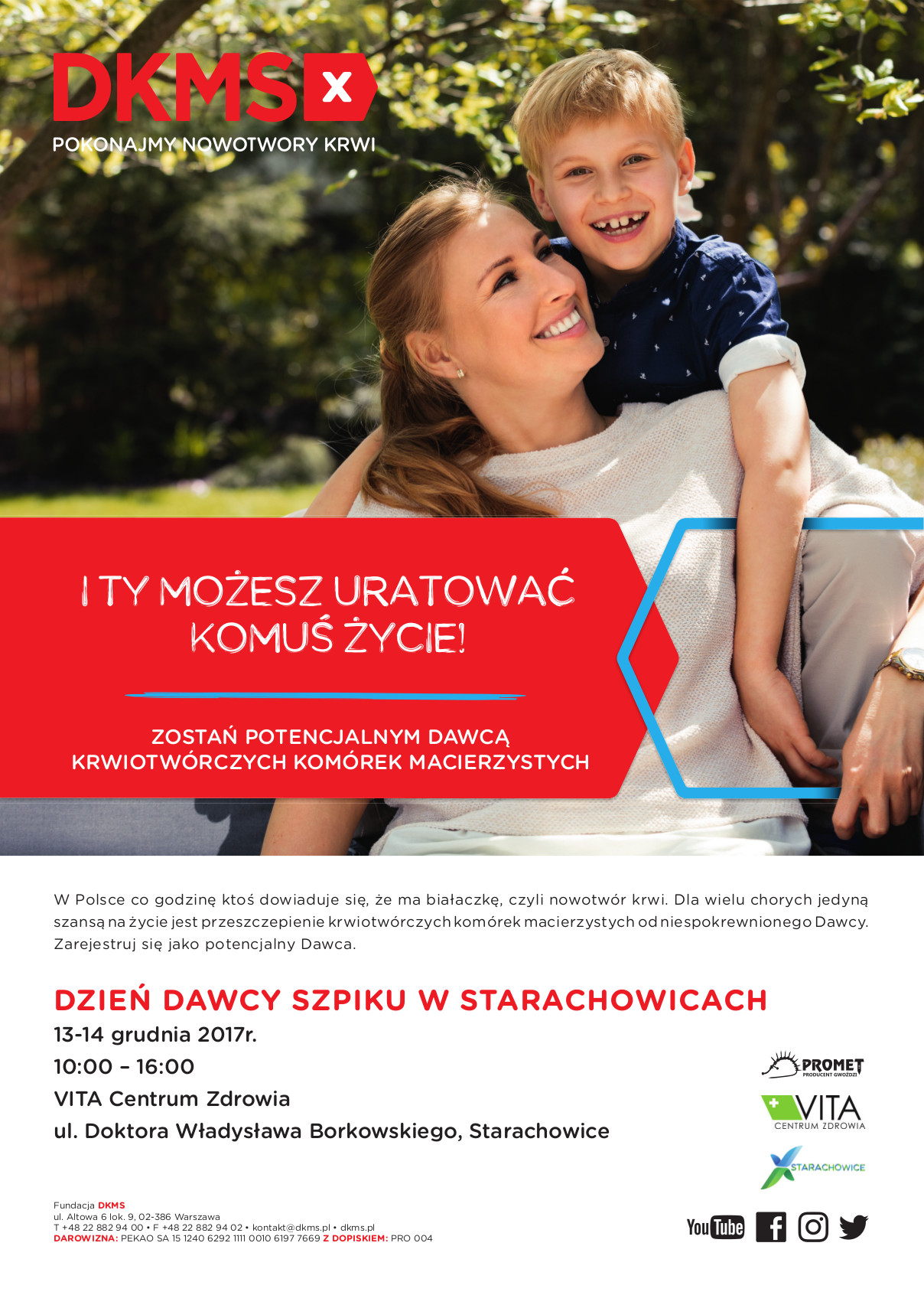 dzień dawcu szpiku w starachowicach plakat copy