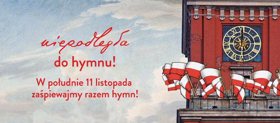 niepodległa do hymnu, baner images